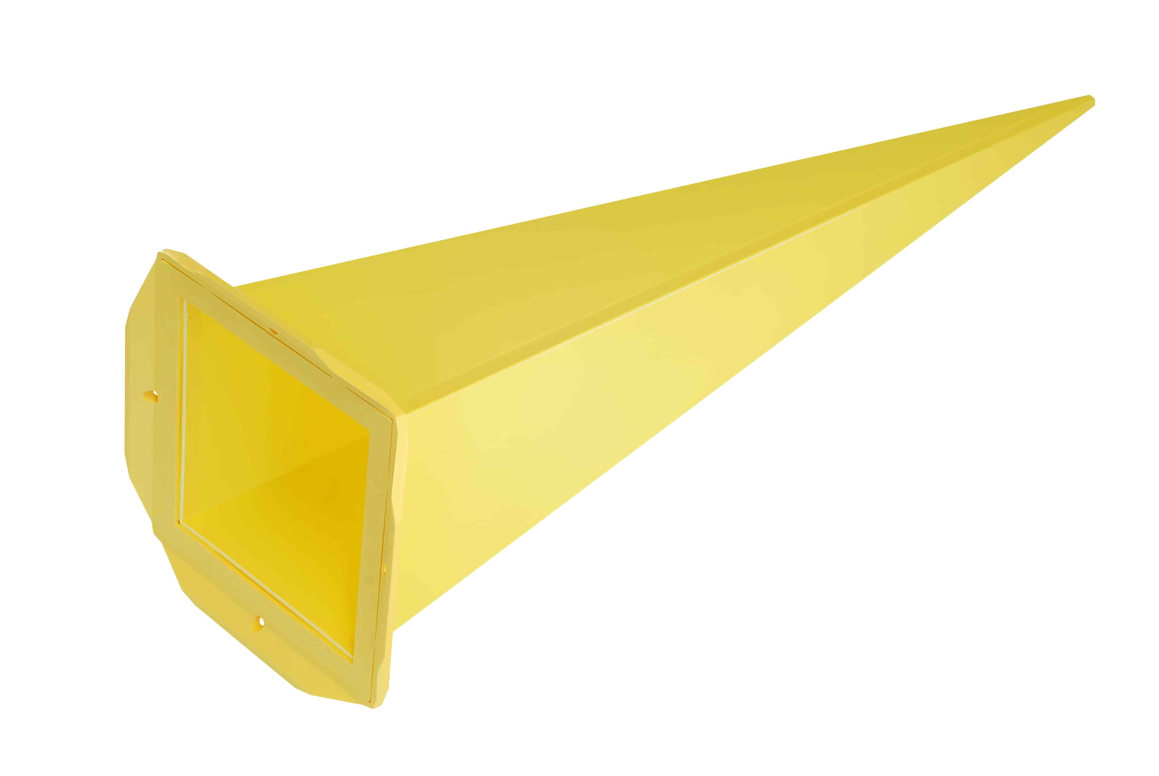 Ersatz-Zacke viereckig für Herrnhuter Sterne aus Kunststoff 130 cm (A13) gelb