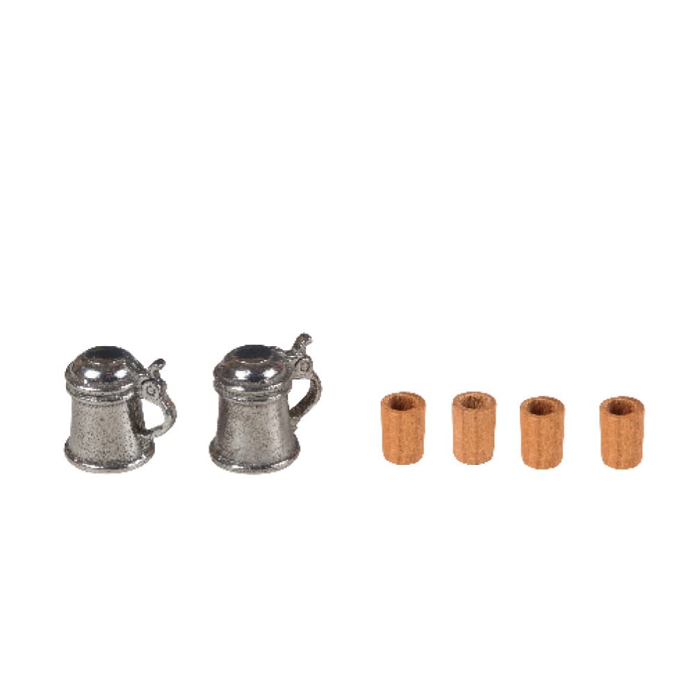 Becher und Krüge-Set, 6-teilig