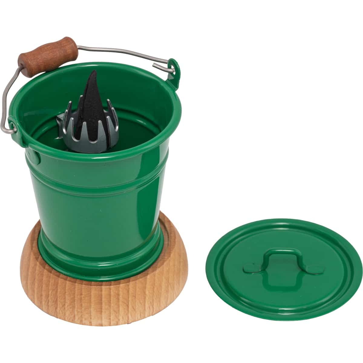 Räuchereimer - Der Puristische - dunkelgrün