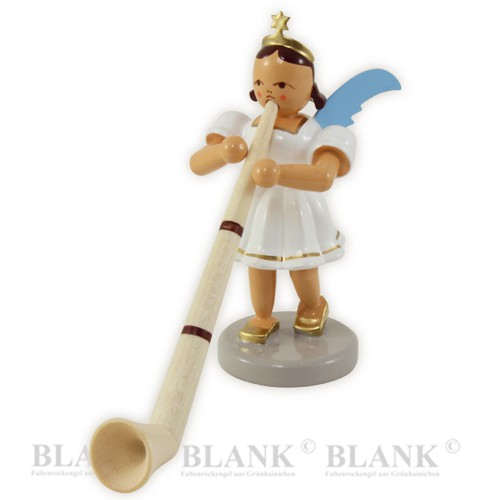 Blank - Kurzrockengel farbig mit Alphorn