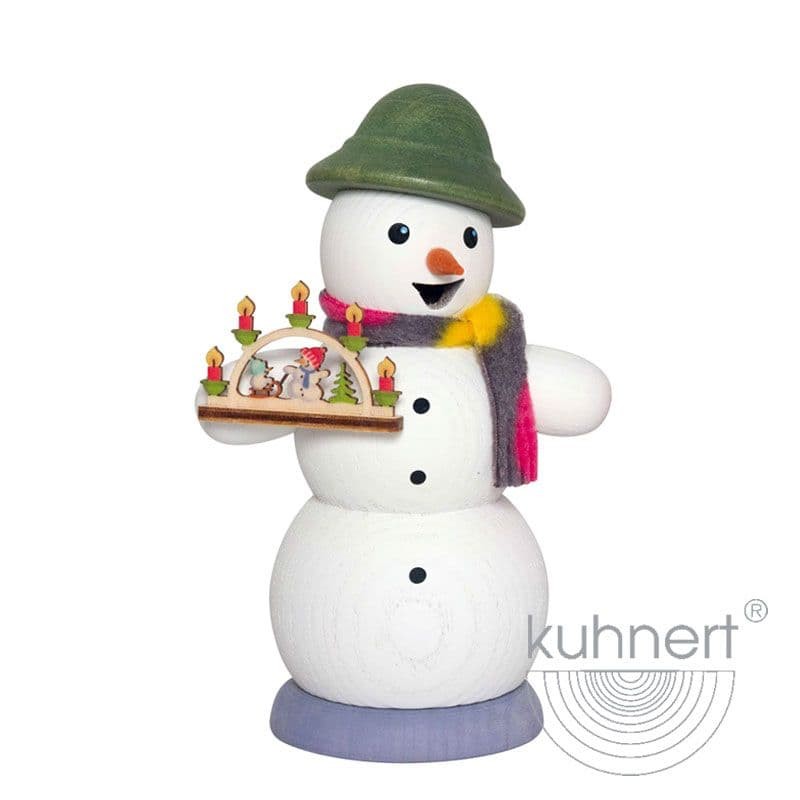 Schneemann mit Schwibbogen