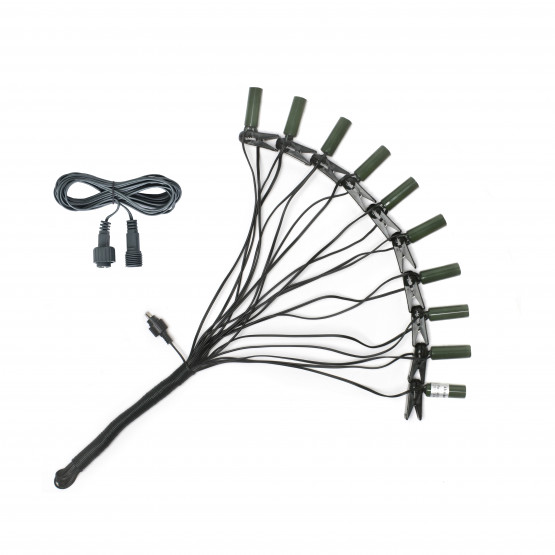 Solo-Lichterkette ohne Trafo und ohne LEDs für Herrnhuter Sternenketten (A1s)