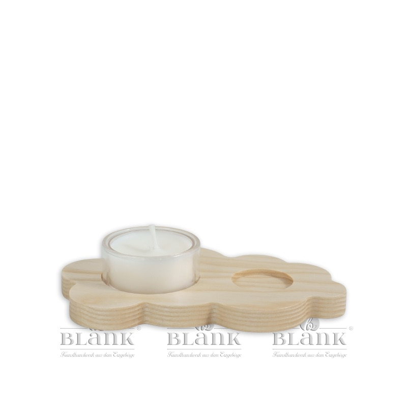 Blank - Wolke mit Teelichthalter