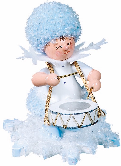 Schneeflöckchen mit Trommel