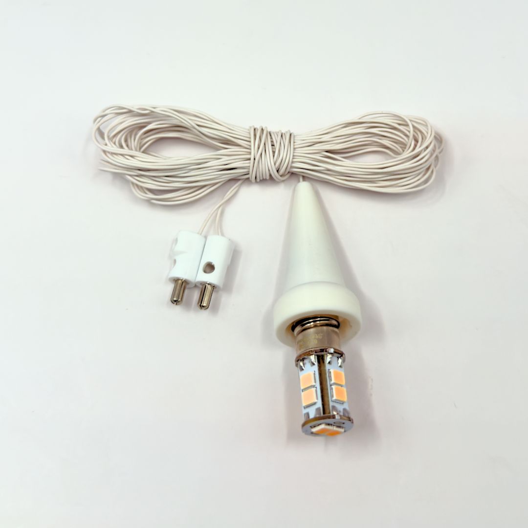 Beleuchtung für Lampenschirme inkl. LED - weiß