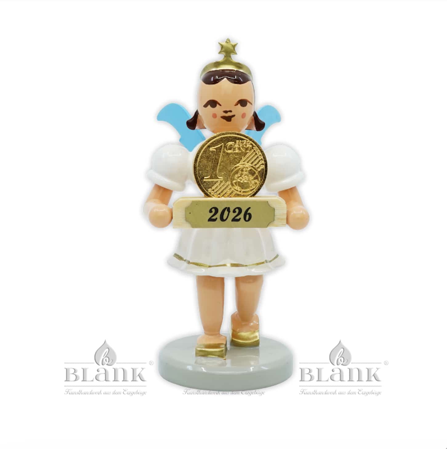 Blank - Kurzrockengel farbig mit Glückscent, Jahresedition 2026
