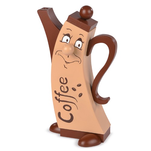 Räucherfigur Kaffeekanne modern