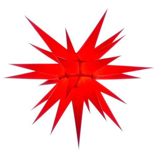 Original Herrnhuter Stern für innen ø ca. 70 cm rot (I7)