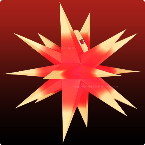 Annaberger Faltstern No. 7 ø 70 cm rot-gelb