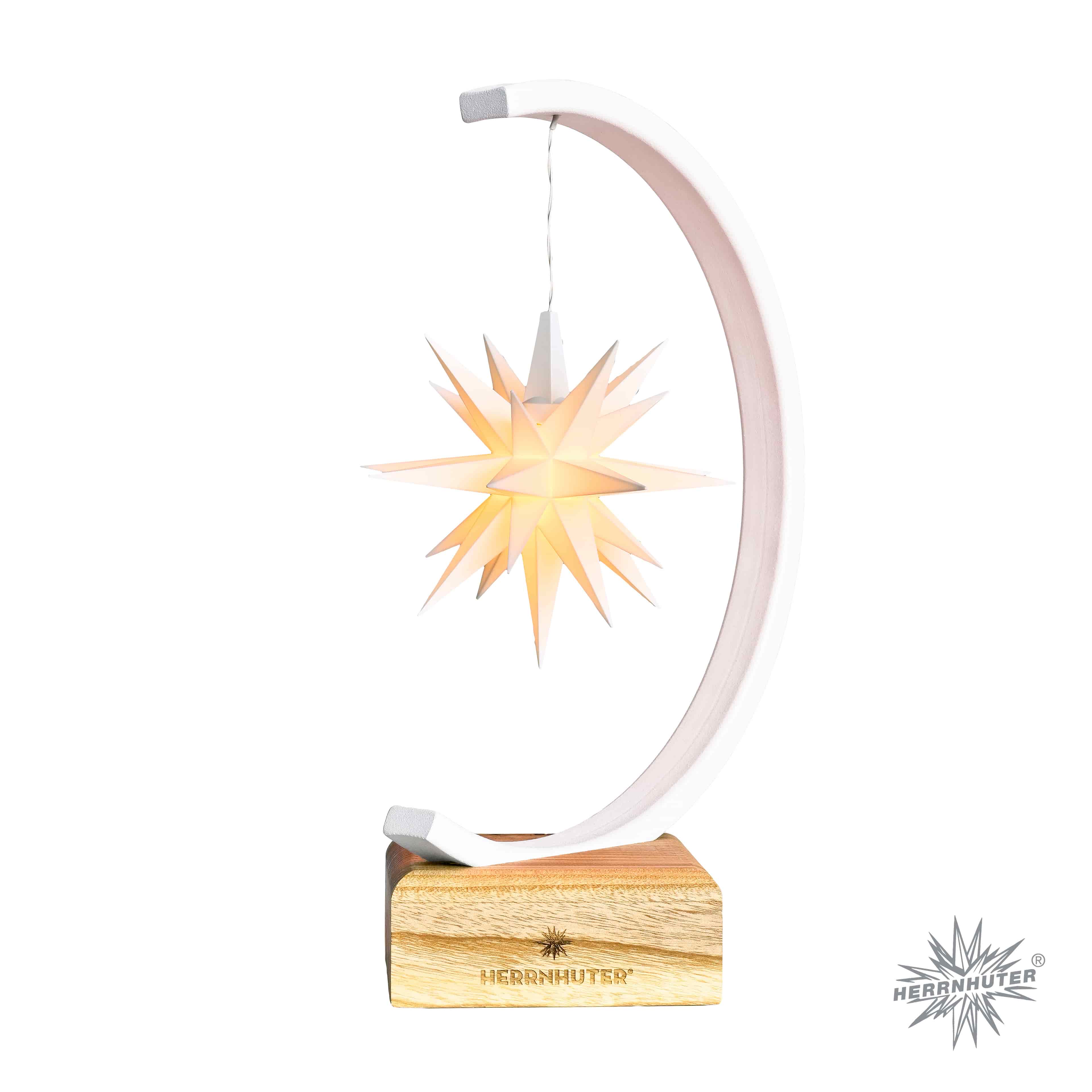 Original Herrnhuter Metallbogen weiß - A1e weiß