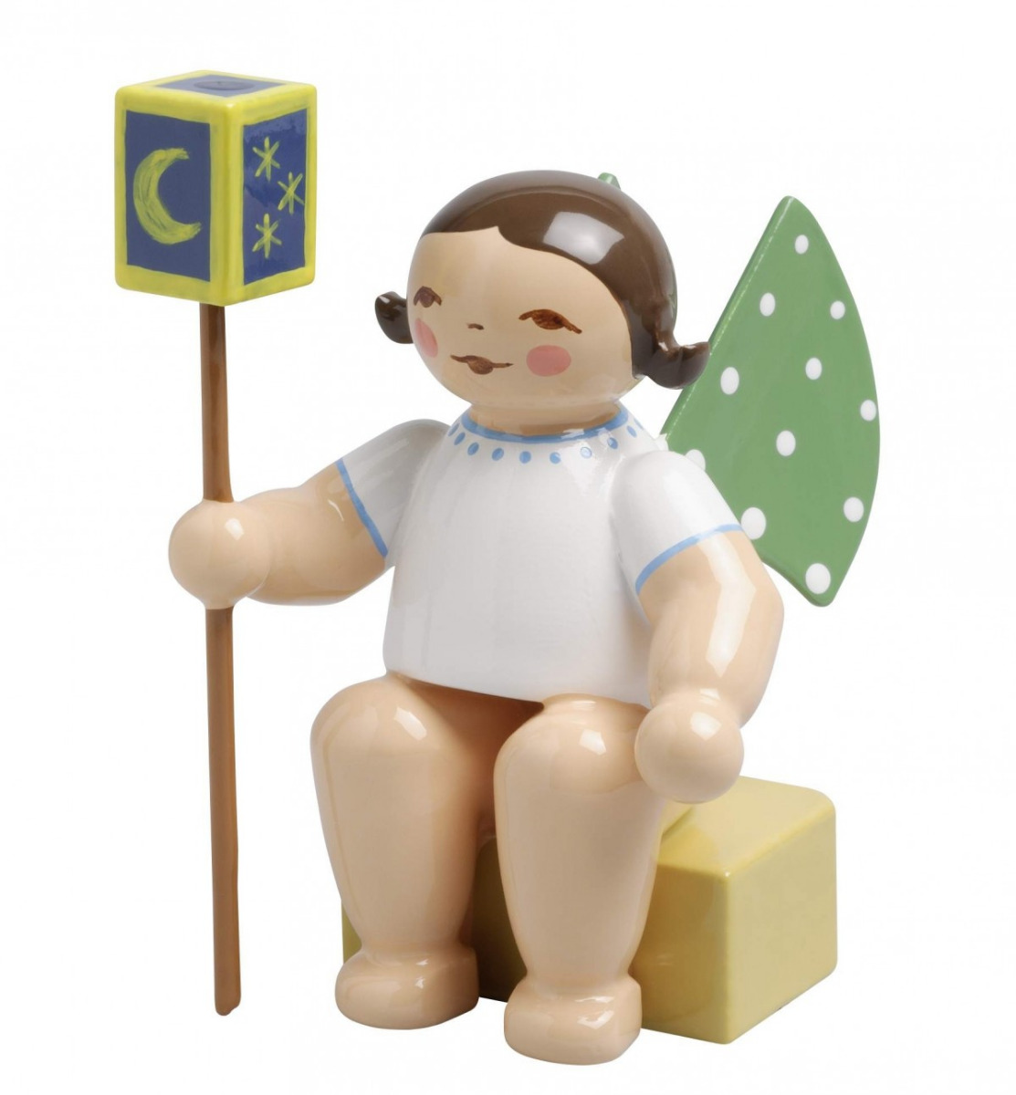 Engel klein mit Stablaterne