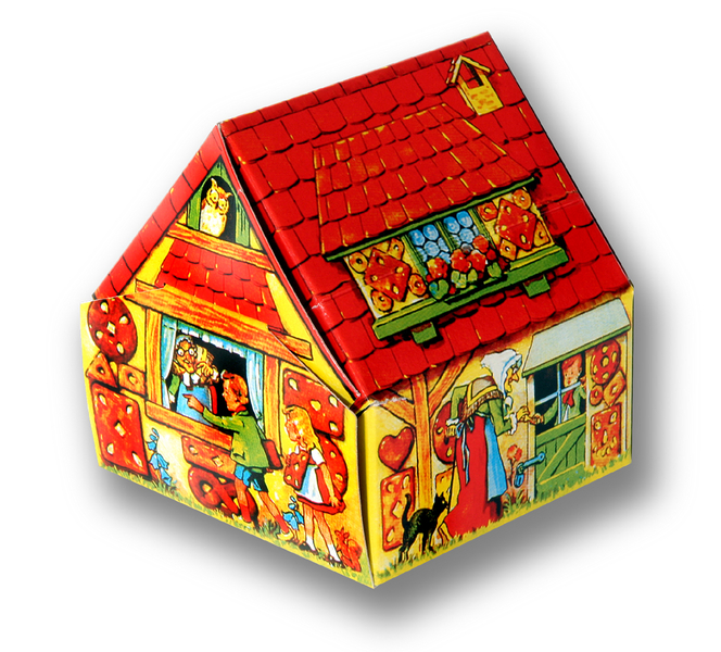 Lebkuchenhäuschen - rot