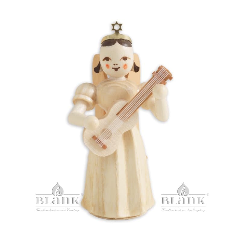 Blank - Faltenlangrockengel mit Gitarre