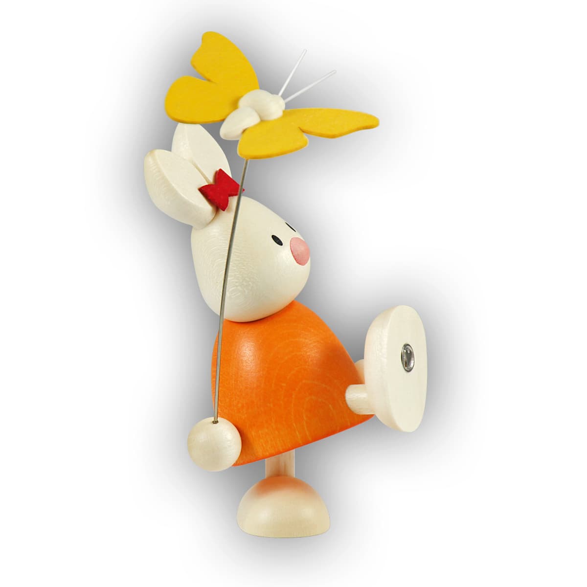 Kaninchen Emma mit Schmetterling