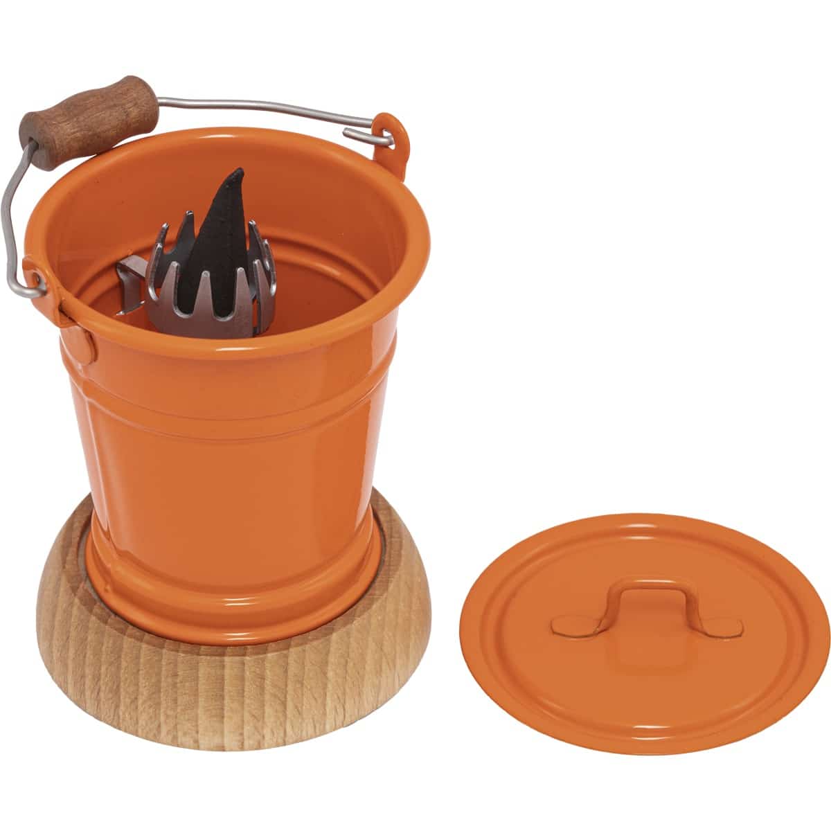 Räuchereimer - Der Puristische - orange