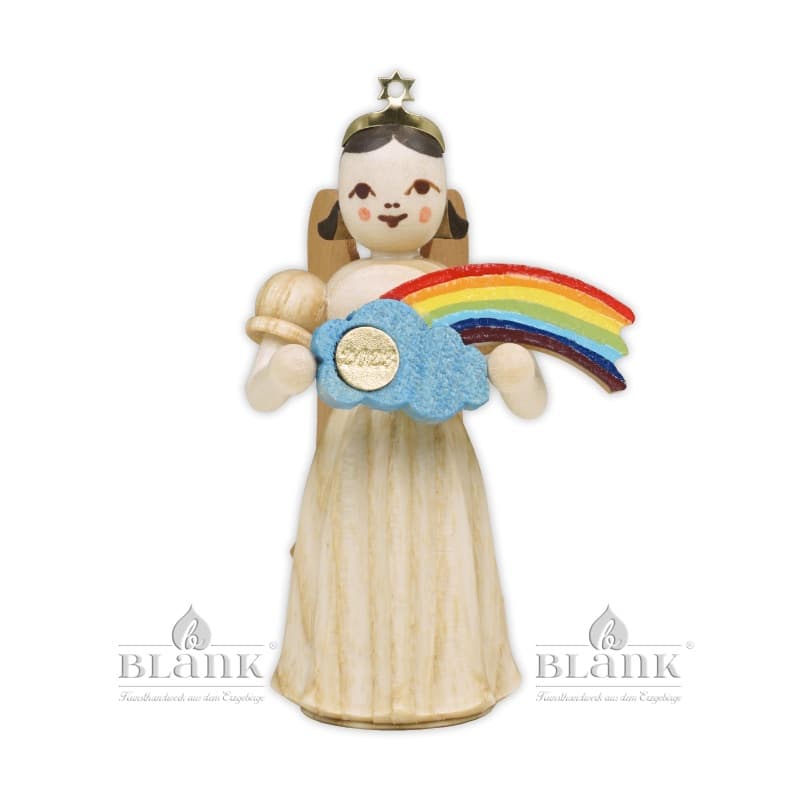 Blank - Faltenlangrockengel mit Regenbogen, Jahresedition 2023 - Auslaufartikel