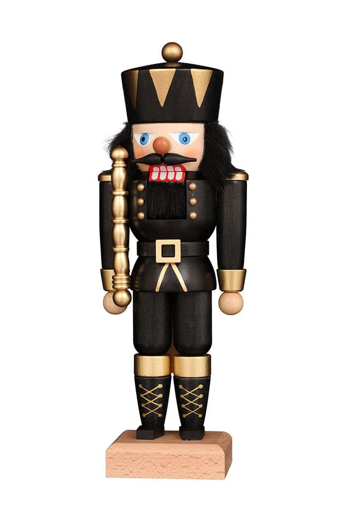 Nussknacker König schwarz