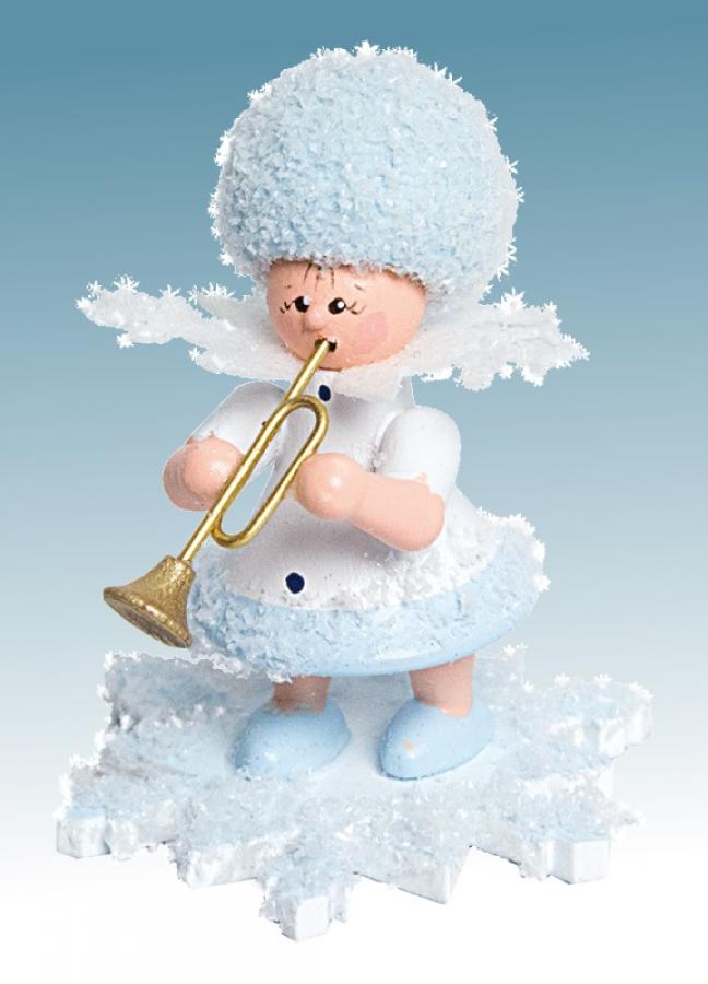Schneeflöckchen mit Trompete