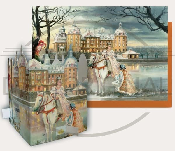 Tischadventskalender - Drei Haselnüsse für Aschenbrödel