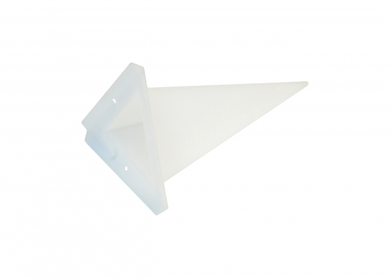 Ersatz-Zacke dreieckig für Herrnhuter Sterne aus Kunststoff 40 cm (A4) opal