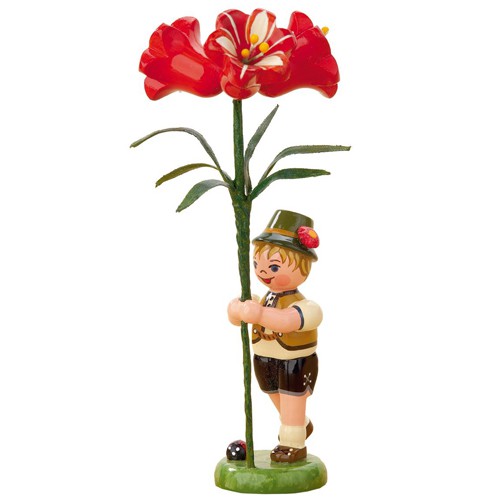 Hubrig - Blumenjunge mit Amarylis
