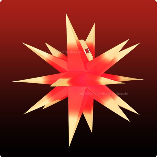 Annaberger Faltstern No. 3 ø 35 cm rot-gelb
