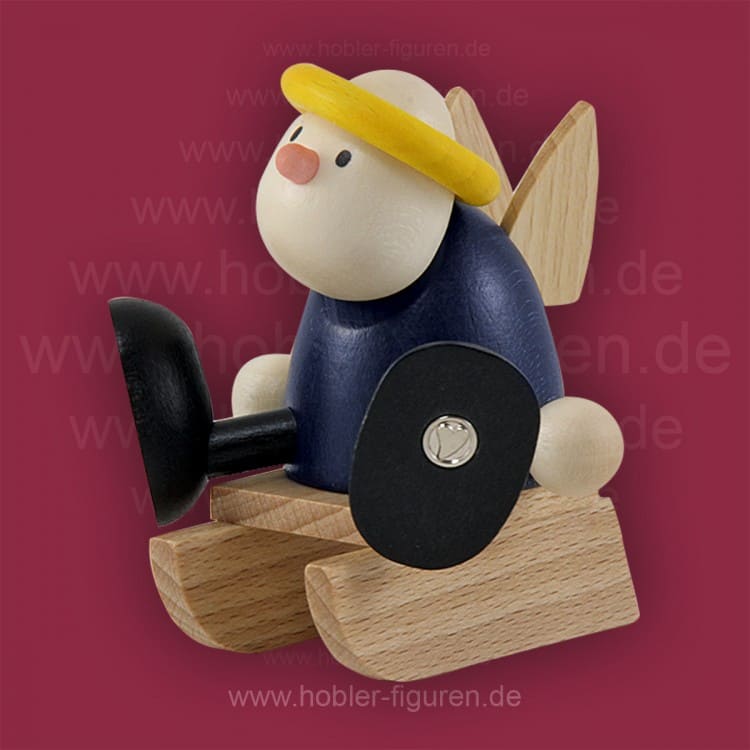 Engel Hans auf Schlitten