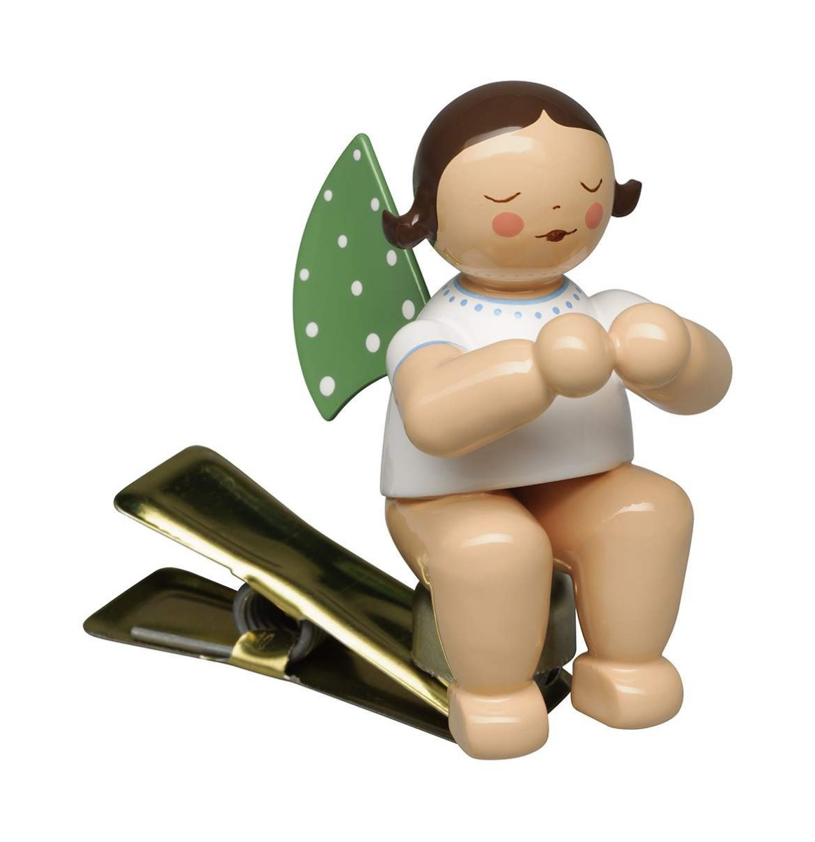 Engel betend auf Klemme