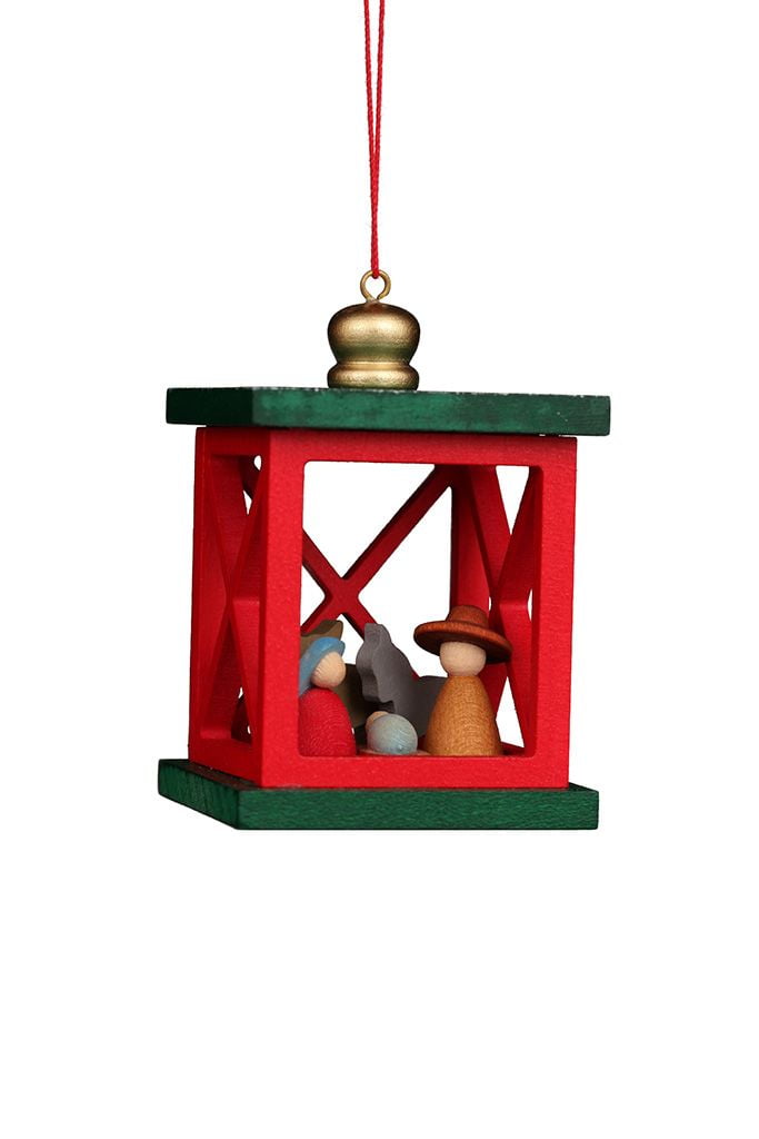 Baumbehang Weihnachtslaterne mit Krippe