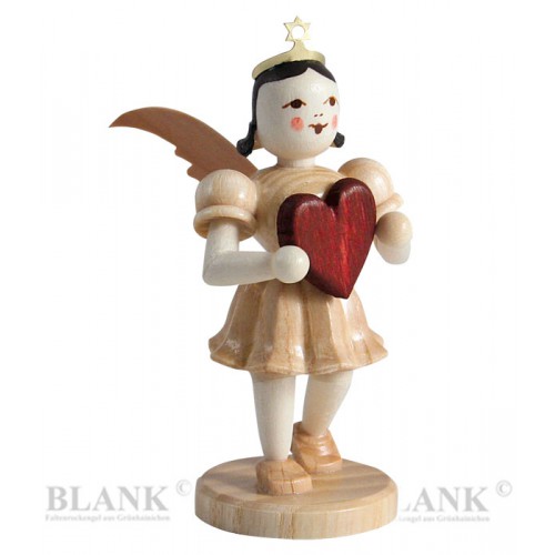 Blank - Kurzrockengel natur mit Herz