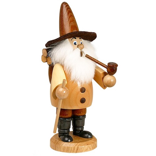 Räuchermann Wichtel Holzsammler natur