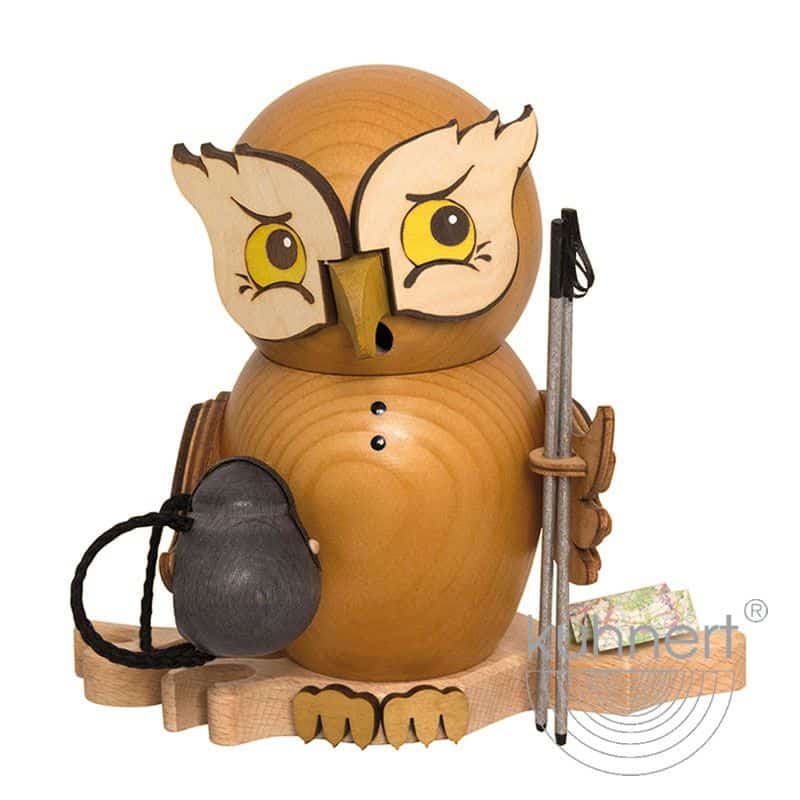 Rauchfigur Eule Wanderer - Auslaufartikel