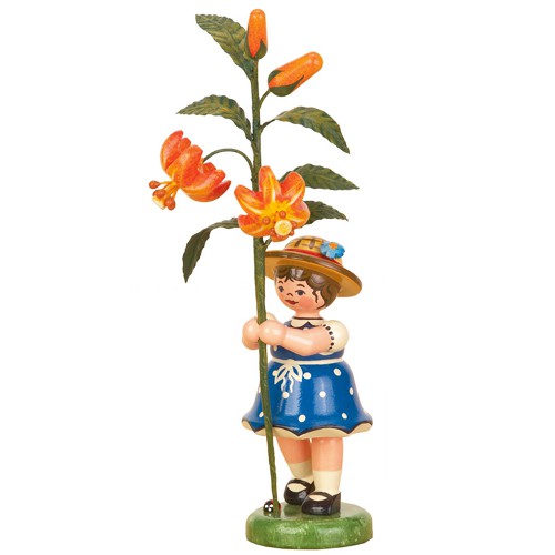 Hubrig - Blumenmädchen mit Lilie