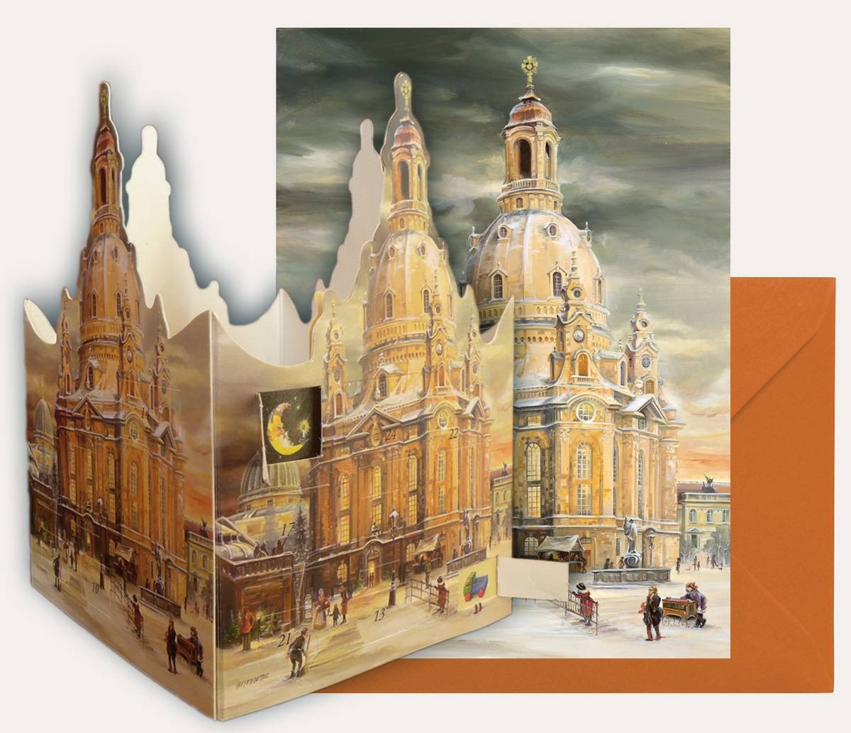 Tischadventskalender - Dresden Frauenkirche
