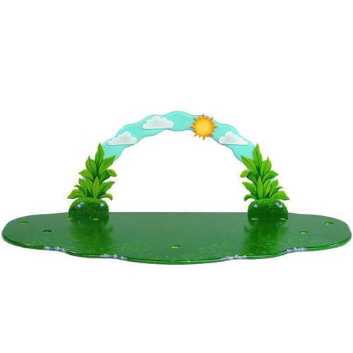 Hubrig - Wiese mit Himmelsbogen