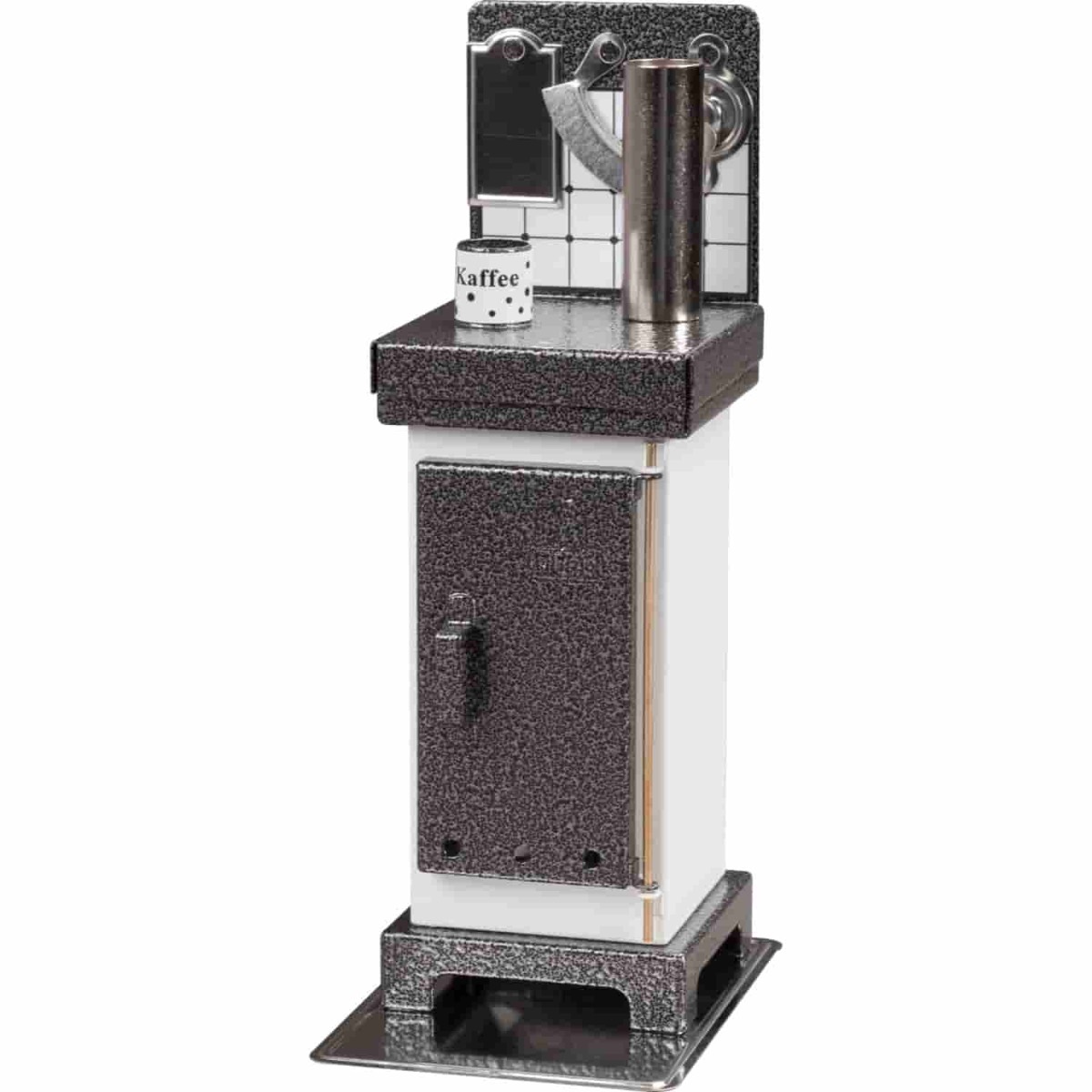 Räucherkerzenofen "Der Klassiker" weiß/silber