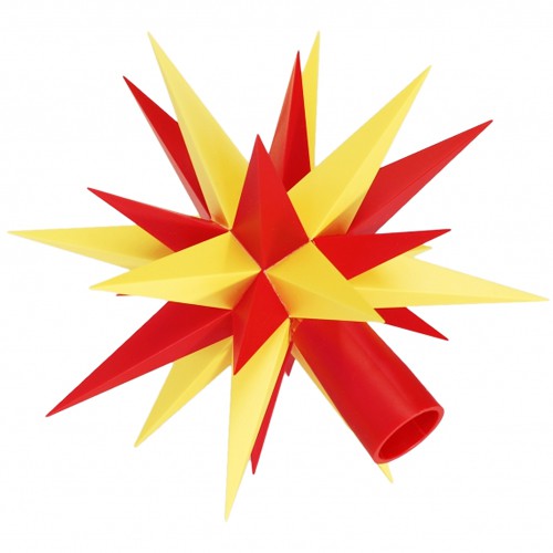 Ersatz-Stern für Herrnhuter Sternenketten (A1s) gelb / rot