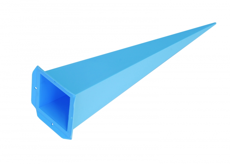 Ersatz-Zacke viereckig für Herrnhuter Sterne aus Kunststoff 68 cm (A7) blau