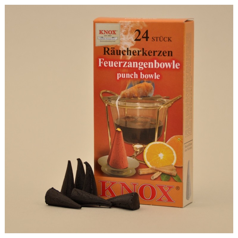 KNOX Räucherkerzen Feuerzangenbowle 24 St. / Pkg.