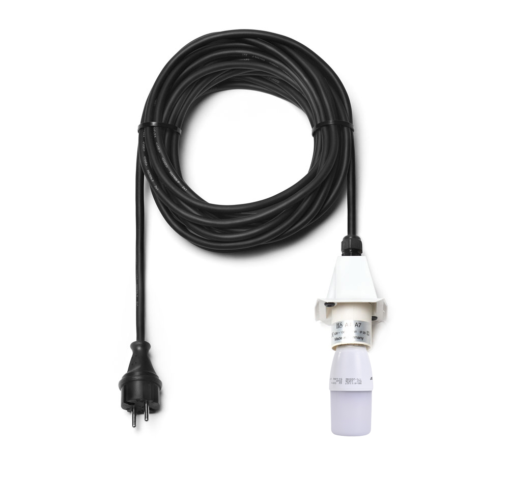 10 m Kabel für weiße Herrnhuter Sterne aus Kunststoff (A4/A7) inkl. LED