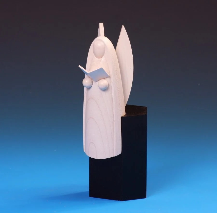 Halleluja-Engel, weiß lackiert