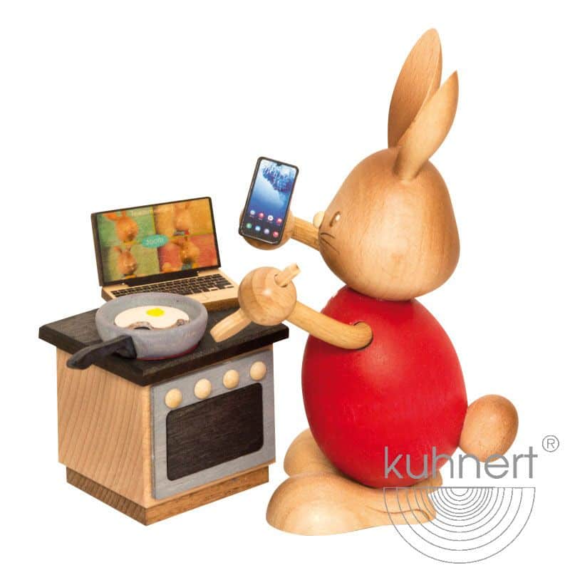 Stupsi Hase im Homeoffice - Auslaufartikel