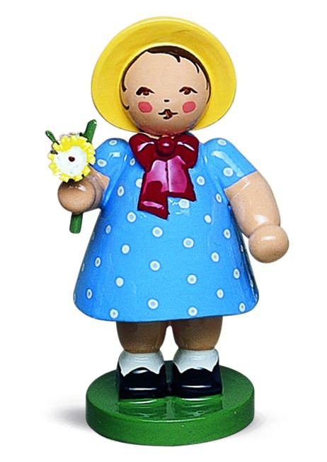 Mädchen mit Strauß