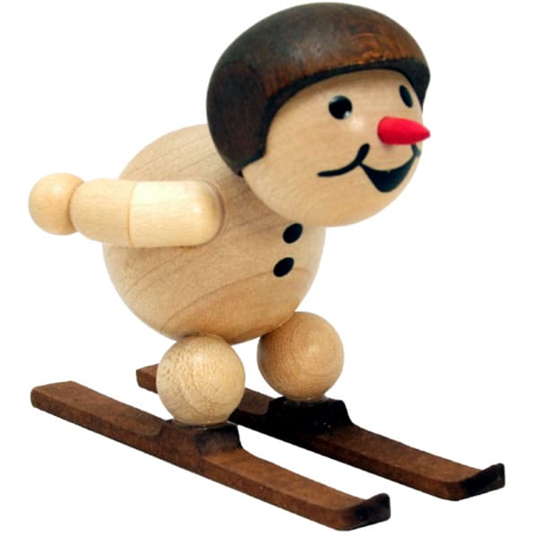 Schneemann Junior Skispringer am Absprung Helm - Auslaufartikel