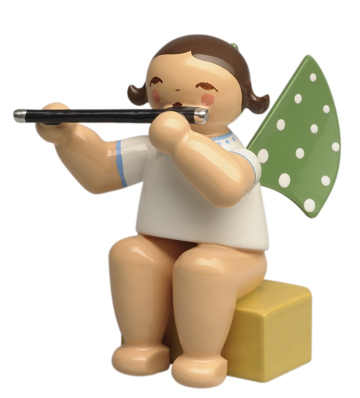 Engel klein mit Querflöte