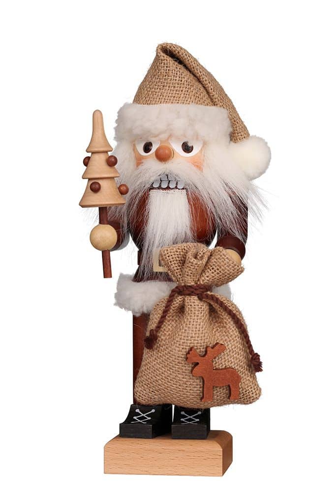 Nussknacker Weihnachtsmann natur