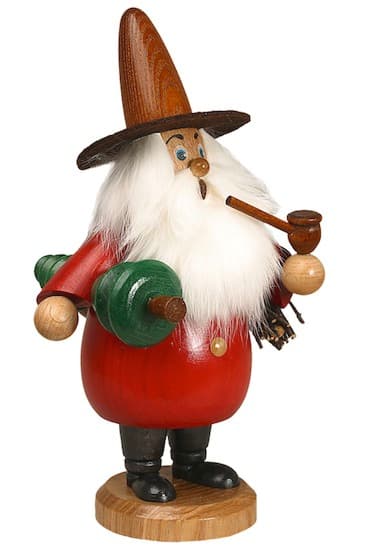 Räuchermann Wurzelzwerg Baummauser rot