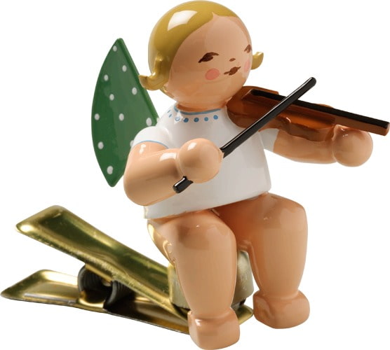 Engel mit Geige auf Klemme