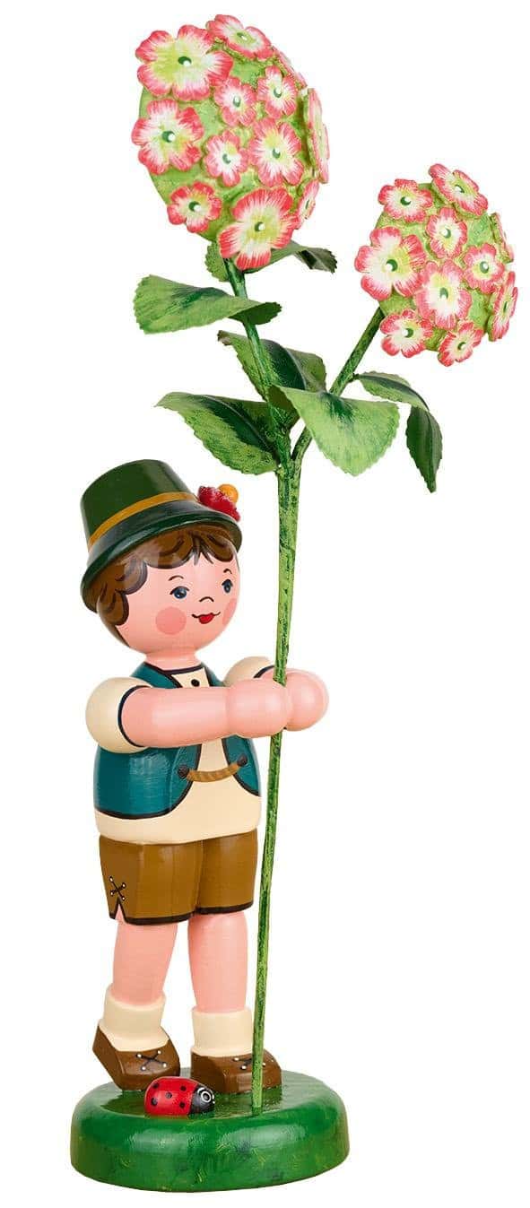 Hubrig - Blumenjunge mit Hortensie