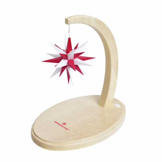 Original Herrnhuter Sternenbogen natur - A1e weiß/rot